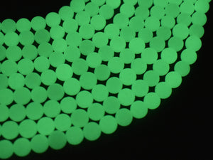 Glow in The Dark Beads-Green, Luminous Stone, 6mm-Gems: Round & Faceted-BeadXpert