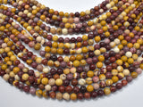 Mookaite Beads, 6mm, Round Beads-Gems: Round & Faceted-BeadXpert