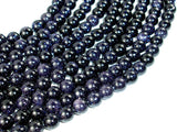 Blue Goldstone Beads, 8mm (7.8mm) Round Beads-Gems: Round & Faceted-BeadXpert