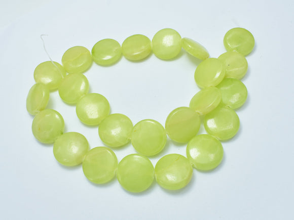 Jade Beads, 16mm Coin Beads-BeadXpert