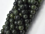 Canadian Jade Beads, 8mm (8.5mm) Round-Gems: Round & Faceted-BeadXpert