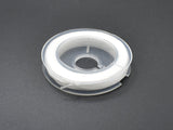 2Rolls White Stretch Elastic Beading Cord, 0.5mm, 2 Rolls-20 Meters-Metal Findings & Charms-BeadXpert