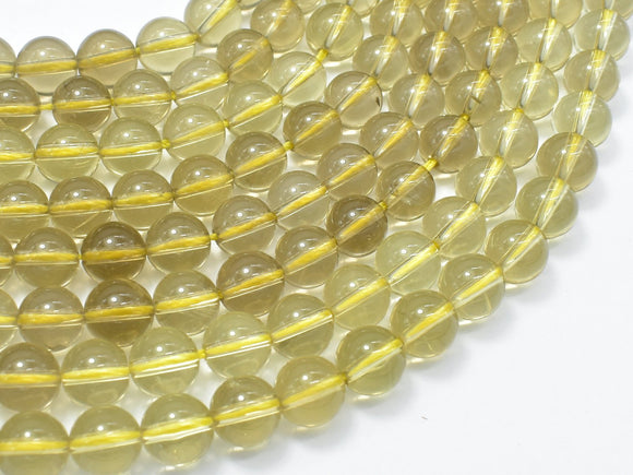 Lemon Quartz Beads, 8mm (8.5mm) Round Beads-Gems: Round & Faceted-BeadXpert