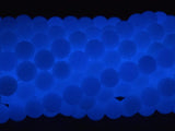 Grow in The Dark Beads-Blue, Luminous Stone, 6mm-Gems: Round & Faceted-BeadXpert