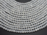 Selenite, Gypsum, 6mm (6.3mm), Round Beads-BeadXpert