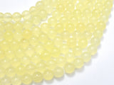 Jade - Lemon, 8mm (8.3mm) Round-Gems: Round & Faceted-BeadXpert