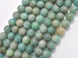 Russian Amazonite Beads, 10mm Round-Gems: Round & Faceted-BeadXpert