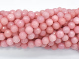 Jade-Pink, 8mm (7.8mm) Faceted Round-Gems: Round & Faceted-BeadXpert