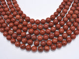Red Jasper Beads, 12mm Round Beads-BeadXpert