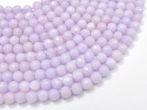 Jade Beads, Lavender, 6mm Faceted Round, 15.5 Inch-Gems: Round & Faceted-BeadXpert