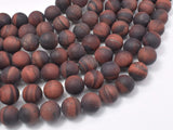 Matte Red Tiger Eye Beads, Round, 10mm, 15 Inch-Gems: Round & Faceted-BeadXpert