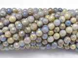 Mystic Coated Labradorite, 6mm (5.8mm) Faceted, AB Coated-Gems: Round & Faceted-BeadXpert