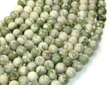 Peace Jade Beads, Round, 6mm (6.6mm)-BeadXpert
