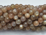 Gray Moonstone Beads, 8mm, Round-BeadXpert