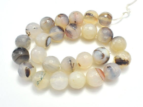 AGATE BEADS, 13.5MM FACETED ROUND-Agate: Round & Faceted-BeadXpert