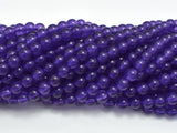 Jade - Amethyst, 6mm (6.3mm) Round-Gems: Round & Faceted-BeadXpert