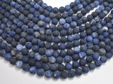 Matte Sodalite Beads, Round, 10mm-BeadXpert