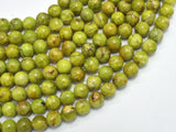 Green Opal 8mm Round Beads, 15.5 Inch-BeadXpert