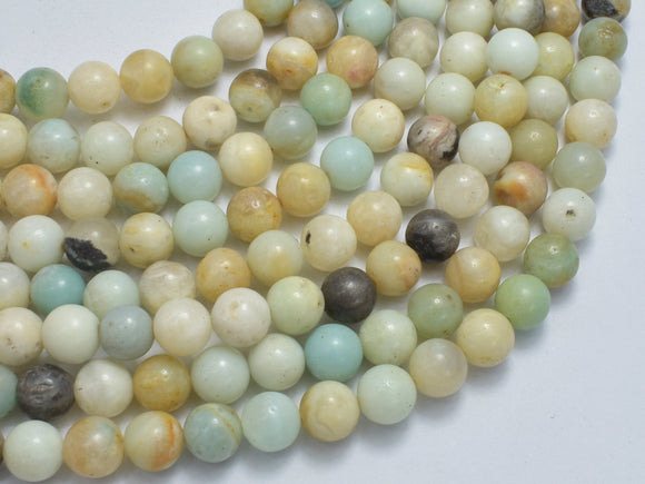 Amazonite Beads, 8mm, Round Beads-BeadXpert