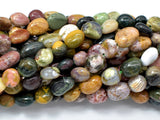 Ocean Jasper, Approx 6x8mm Nugget Beads-Gems: Nugget,Chips,Drop-BeadXpert