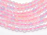 Morganite Beads, 3mm Micro Faceted Round-Gems: Round & Faceted-BeadXpert