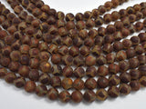 Matte Tibetan Agate Beads, 10mm Round Beads-Agate: Round & Faceted-BeadXpert