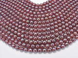 Mystic Coated Carnelian Beads, 8mm Faceted Round Beads, AB Coated-Gems: Round & Faceted-BeadXpert