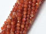 Carnelian Beads, 3mm Micro Faceted Round-Gems: Round & Faceted-BeadXpert