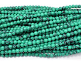 Howlite Turquoise Beads-Green, 4.5mm (5mm) Round Beads-Gems: Round & Faceted-BeadXpert