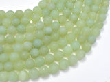 Matte New Jade Beads, 8mm (8.7mm) Round-Gems: Round & Faceted-BeadXpert