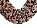 Watermelon Tourmaline Beads, 6mm Round Beads-Gems: Round & Faceted-BeadXpert