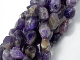 Amethyst, Approx 12 x(12- 18) mm Faceted Nugget Beads-Gems: Nugget,Chips,Drop-BeadXpert