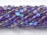 Mystic Aura Quartz-Purple, 8mm Round-Gems: Round & Faceted-BeadXpert