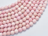 Pink Queen Conch Shell 8mm Round-BeadXpert