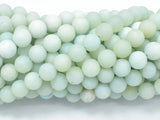 Matte Amazonite Beads, Round, 8mm-Gems: Round & Faceted-BeadXpert