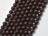 Jade Beads, Coffee, 8mm Faceted Round, 14.5 Inch-Gems: Round & Faceted-BeadXpert