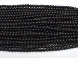Genuine Shungite Beads, 4mm (4.4mm), Round-BeadXpert
