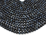 Blue Tiger Eye, 8mm (8.4mm) Round Beads-Gems: Round & Faceted-BeadXpert