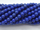 Lapis Blue Turquoise Howlite, 6mm (6.3mm)-Gems: Round & Faceted-BeadXpert