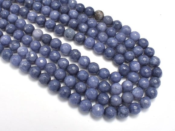 Jade Beads-Gray, 6mm Faceted Round-Gems: Round & Faceted-BeadXpert