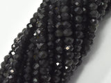 Rainbow Obsidian Beads, 2x2.8mm Micro Faceted Rondelle-Gems:Assorted Shape-BeadXpert