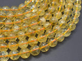 Citrine Beads, 10mm(10.5mm) Round Beads,-Gems: Round & Faceted-BeadXpert
