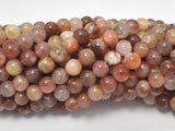 Sunstone Beads, 6mm (6.3mm)-Gems: Round & Faceted-BeadXpert