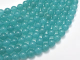 Jade Beads, Teal, 8mm Round Beads-Gems: Round & Faceted-BeadXpert