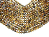 Tiger Eye Beads, 10mm Star Cut Faceted Round-Gems: Round & Faceted-BeadXpert
