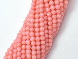 Pink Coral, Angel Skin Coral, 4mm (4.3mm) Round-Gems: Round & Faceted-BeadXpert