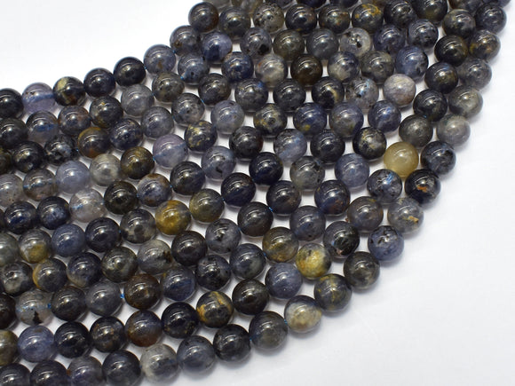 Iolite Beads, 6mm, Round Beads-BeadXpert