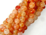 Carnelian Beads, Orange, 10mm Round Beads-BeadXpert