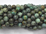 African Turquoise Beads, 8mm (8.6mm) Round-BeadXpert