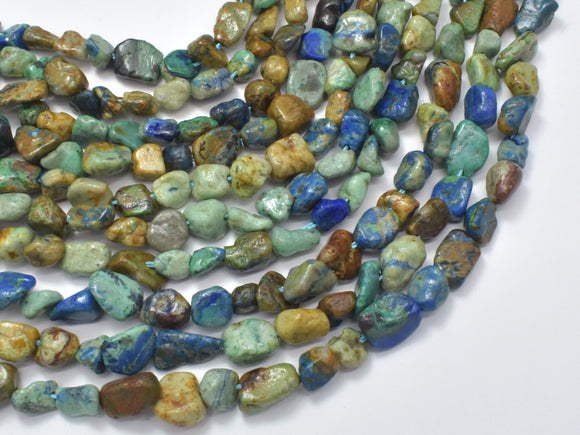 Natural Azurite, 5x7mm Nugget Beads, 15.5 Inch-Gems: Nugget,Chips,Drop-BeadXpert